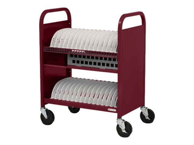 Bretford Cube TVCT30AC cart - for 30 tablets / notebooks - maroon