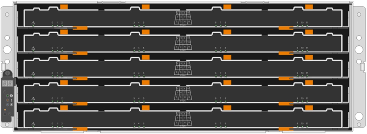 NetApp DS460C 12Gbps 60x10TB 7200rpm Disk Shelf