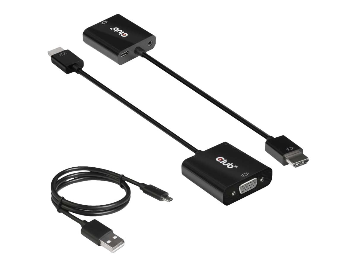 Club 3D CAC-1302 - adapter - HDMI / VGA