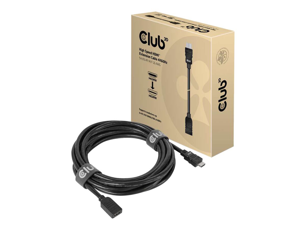 Club 3D HDMI extension cable - 5 m