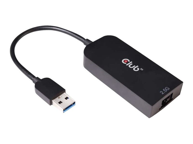 Club 3D - network adapter - USB 3.2 Gen 1 - 2.5GBase-T