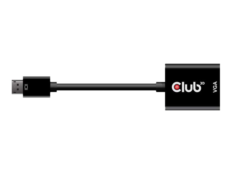Club 3D - adaptateur vidéo - DisplayPort pour HD-15 (VGA) - 22.86 m