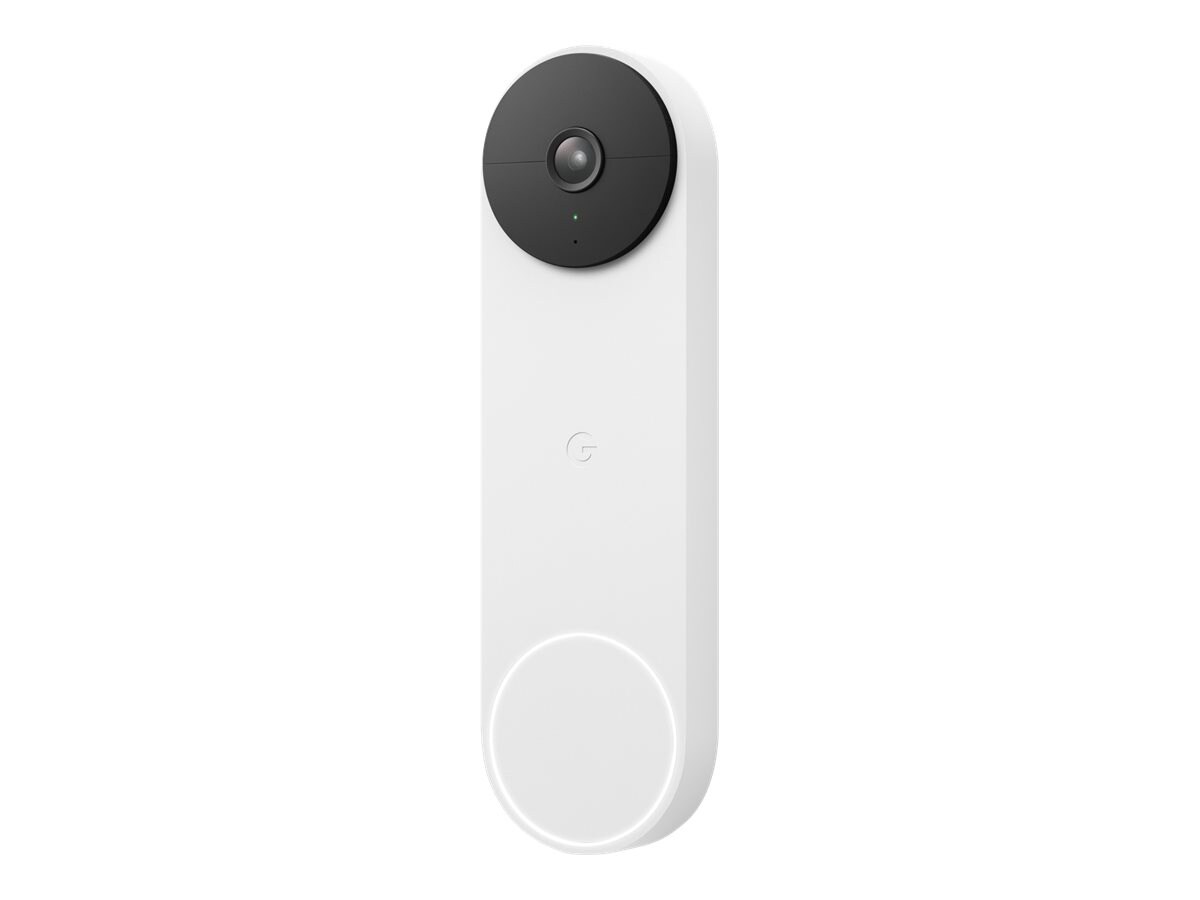Google Nest - sonnette de porte - Bluetooth, 802.11a/b/g/n - neige