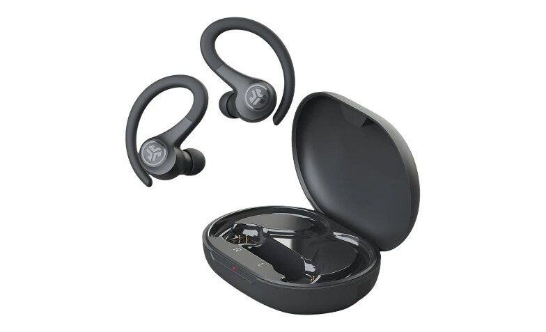 JLab Audio Go Air Sport true wireless earphones with mic IFCEBGAIRSPRTRBLK124 Headphones CDW