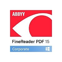 ABBYY FineReader PDF Corporate (v. 15) - subscription license (1 year) + So