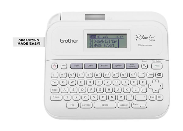 Brother P-Touch PT-D410 Home/Office Advanced Connected Label Maker