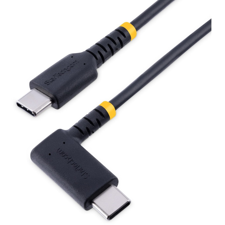 StarTech.com 6in USB-C Charging Cable Right Angle, 60W PD 3A, Heavy Duty