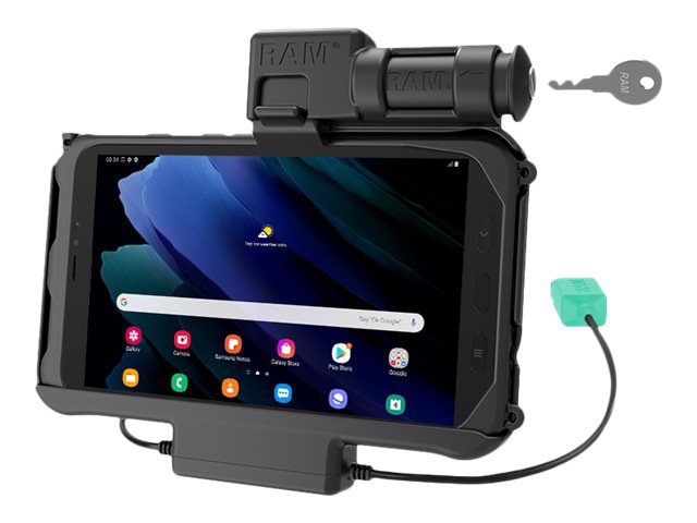 RAM EZ-Roll'r car charging holder - 2 x USB