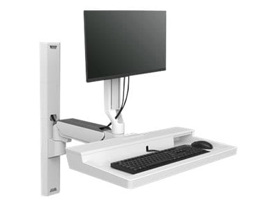 Ergotron CareFit Combo System mounting kit - modular - for LCD display / keyboard / mouse - white