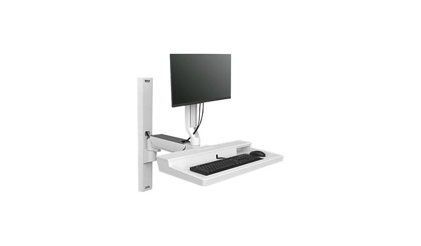 Ergotron CareFit Combo System kit de montage - modulaire - pour écran LCD/clavier/souris - blanc