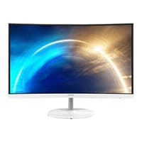 MSI Pro MP271CW 27" Class Full HD Curved Screen LCD Monitor - 16:9 - White