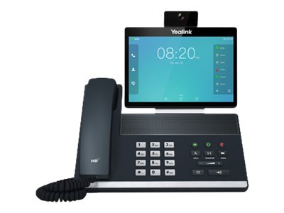 Yealink VP59 - IP video phone - with digital camera, Bluetooth interface with caller ID - 5-way call capability