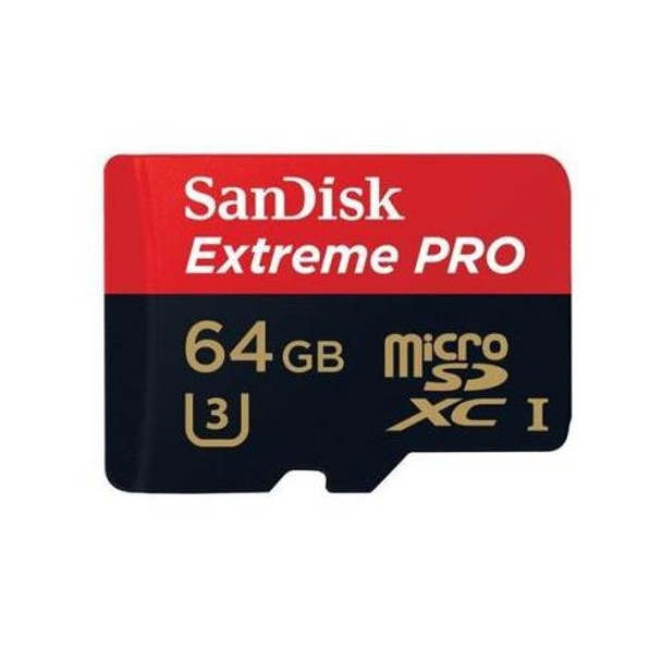 SanDisk Extreme Pro - flash memory card - 64 GB - microSDXC UHS-I