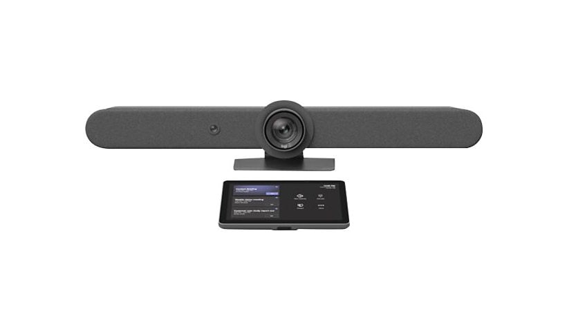 Logitech Rally Bar + Tap IP Graphite Bundle for Video Meeting Rooms - kit de vidéo-conférence