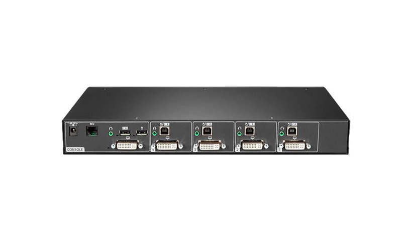 Vertiv Cybex SC800 Secure KVM| 4 Port Universal DP/H Single Display| CAC PP4.0