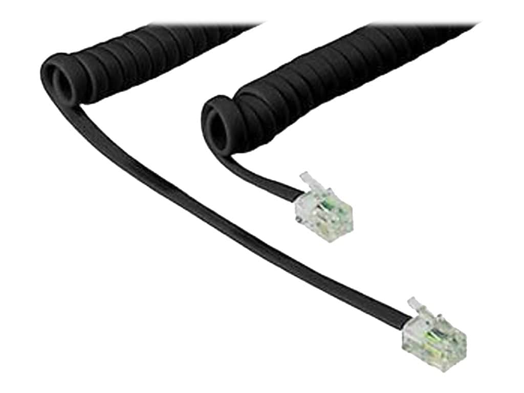 Allen Tel phone cable - 6 ft - black