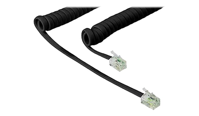 Allen Tel phone cable - 6 ft - black