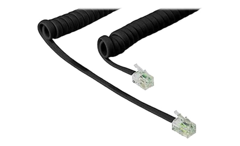Allen Tel phone cable - 6 ft - black - AT806-00 - Phone Cables 