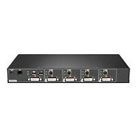 Cybex SC845DPH - KVM / audio / USB switch - 4 ports