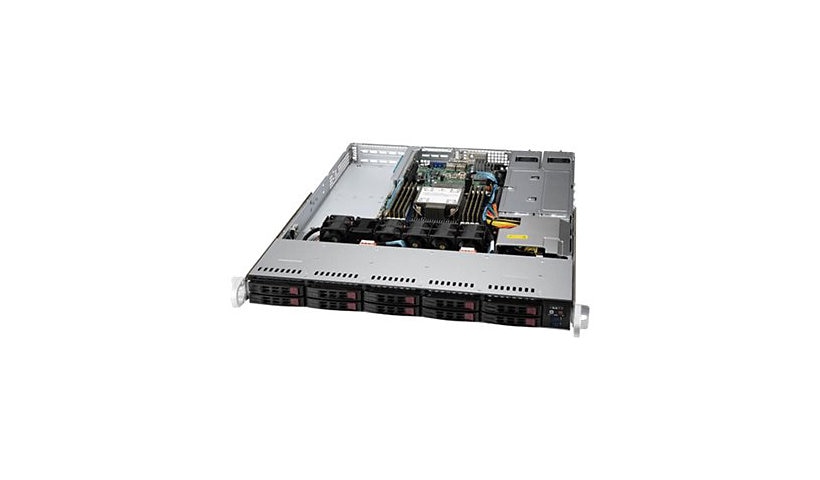 Supermicro UP SuperServer 110P-WTR - rack-mountable - no CPU - 0 GB - no HDD