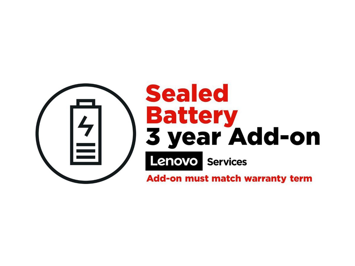 Lenovo Sealed Battery Add On - battery replacement - 3 years