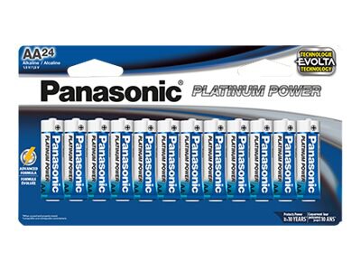Panasonic Platinum Power LR6XE24B battery - 24 x AA type - alkaline