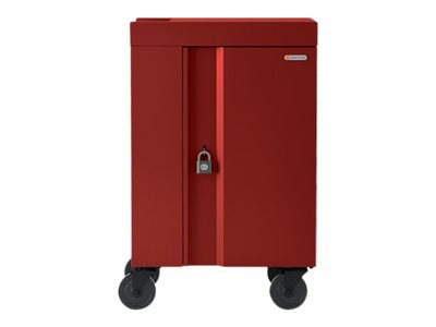 Bretford Cube Mini TVCM20USBC cart - pre-wired - for 20 tablets / notebooks - red