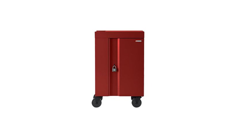 Bretford Cube Mini TVCM20USBC - cart - pre-wired - for 20 tablets / notebooks - red
