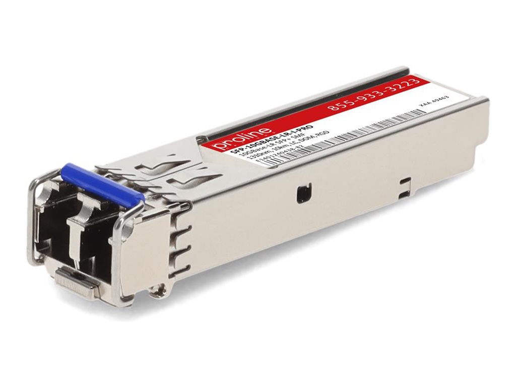 Proline MSA and TAA Compliant 10GBase-LR SFP+ Transceiver (SMF, 1310nm, 10k