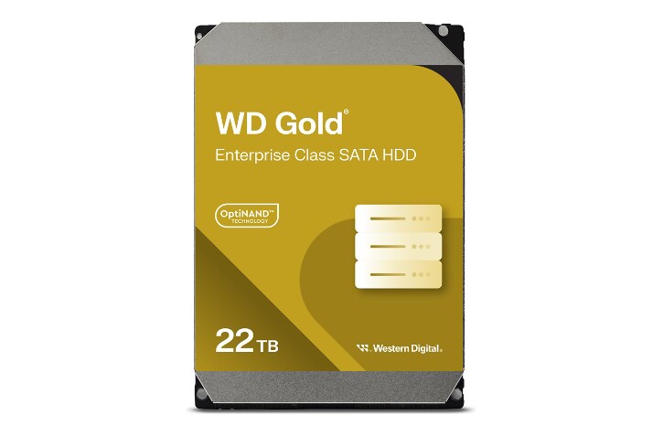 WD Gold WD221KRYZ - hard drive - Enterprise - 22 TB - SATA 6Gb/s