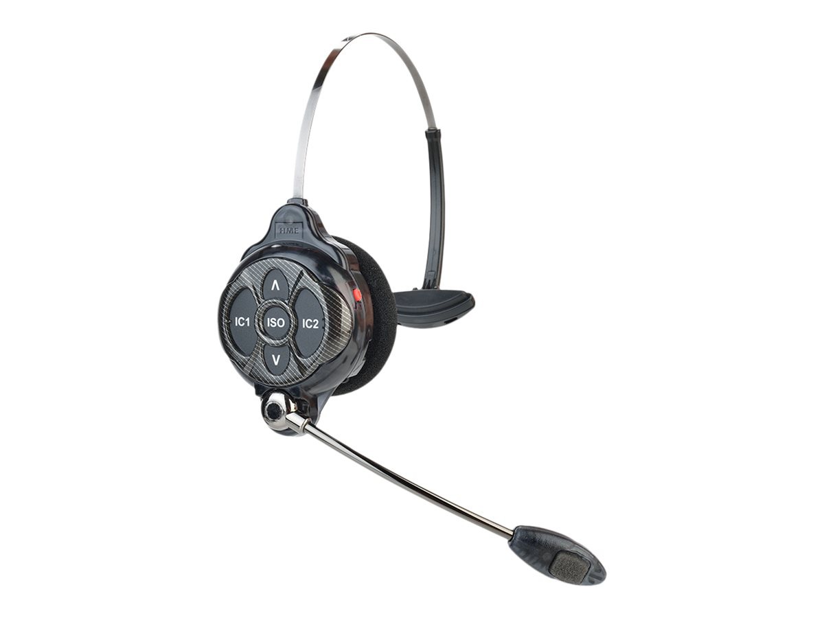 Clear-Com WH220 2-Channel All-in-One - wireless mono headset - black gray silver