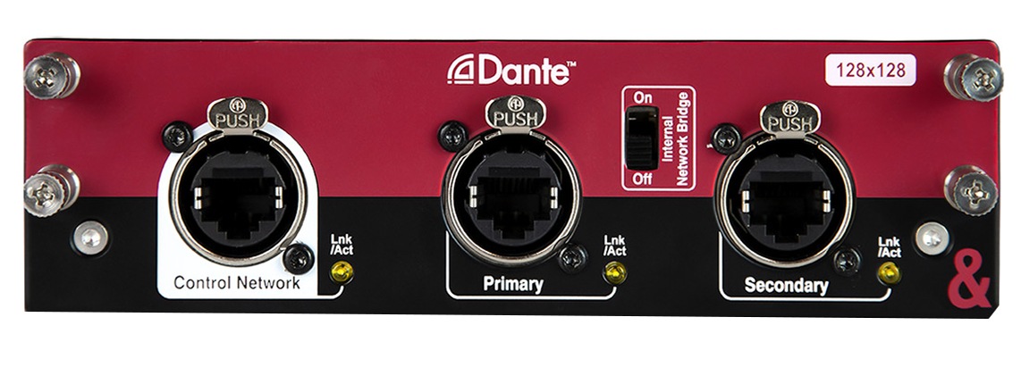 Allen & Heath Dante audio input/output card