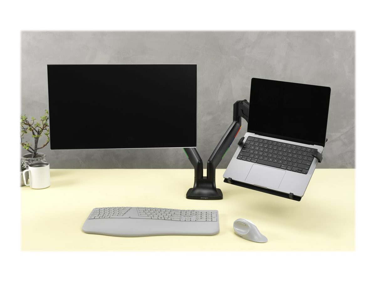 Thumbnail 6 of 15 for Kensington mounting component - open - for notebook - universal - black
