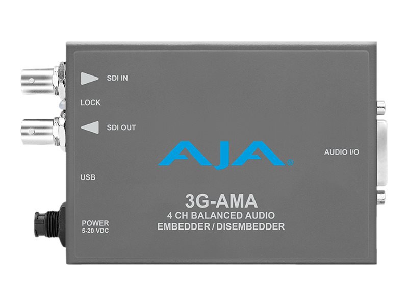 AJA 3G-AMA audio embedder / disembedder