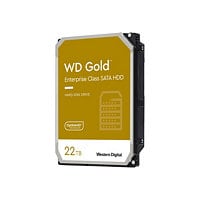 WD Gold WD221KRYZ - disque dur - Enterprise - 22 To - SATA 6Gb/s