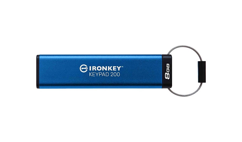 Kingston IronKey Keypad 200 - USB flash drive - 8 GB