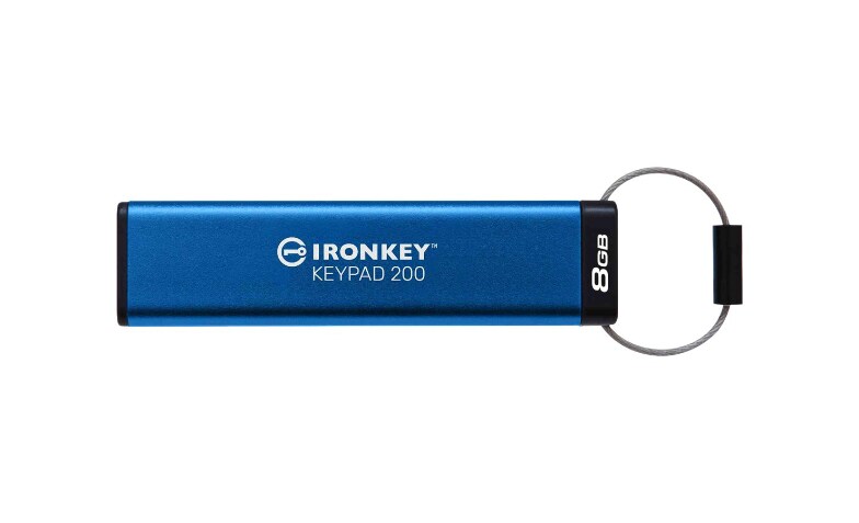 Kingston IronKey Keypad 200 - drive - 8 GB - IKKP200/8GB - USB Drives CDW.com