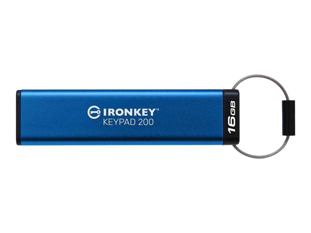 gateway deltager Tag fat Kingston IronKey Keypad 200 - USB flash drive - 16 GB - IKKP200/16GB - USB  Flash Drives - CDW.com