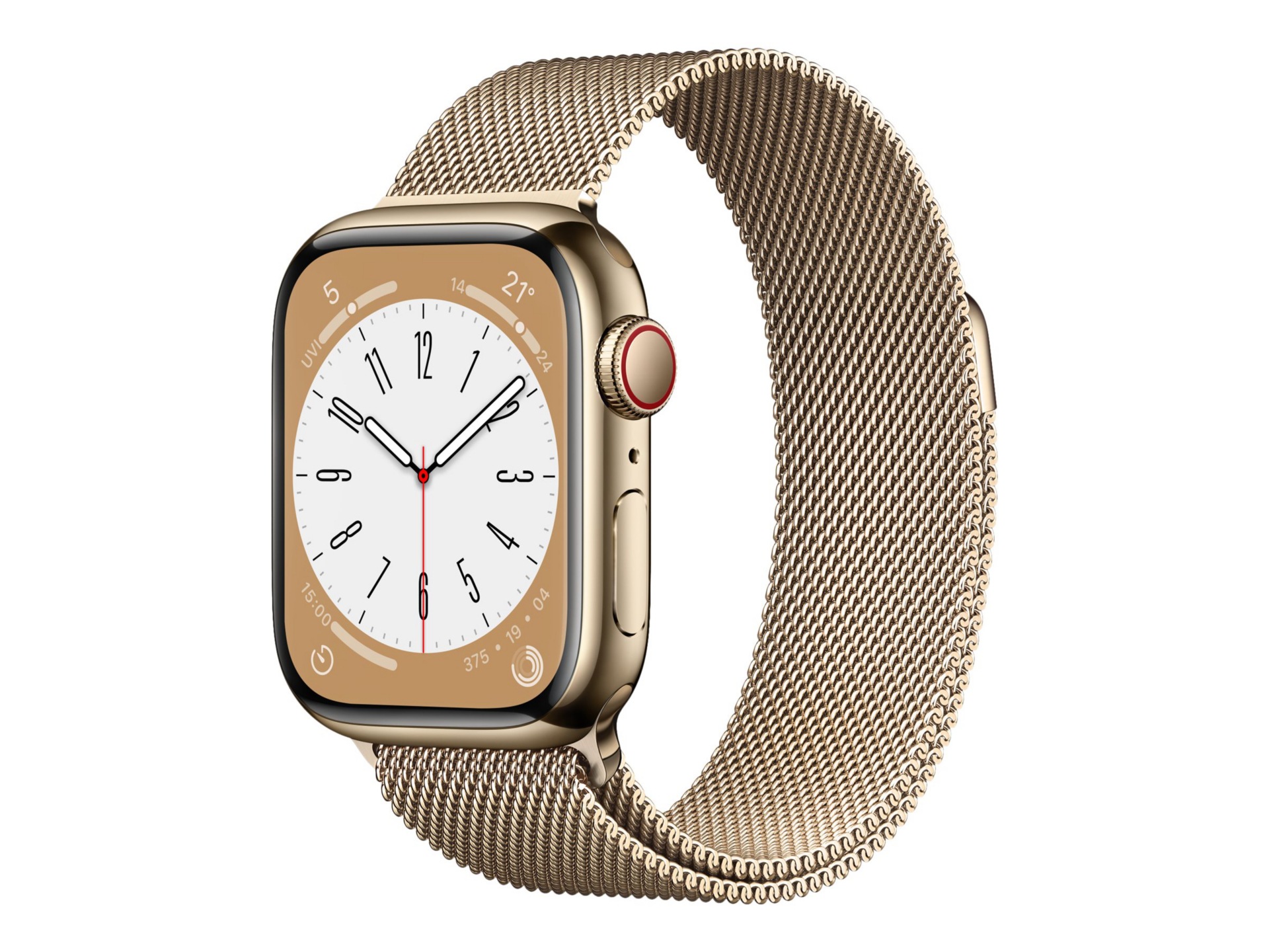 Apple Watch Series 8 (GPS + Cellular) - gold stainless steel