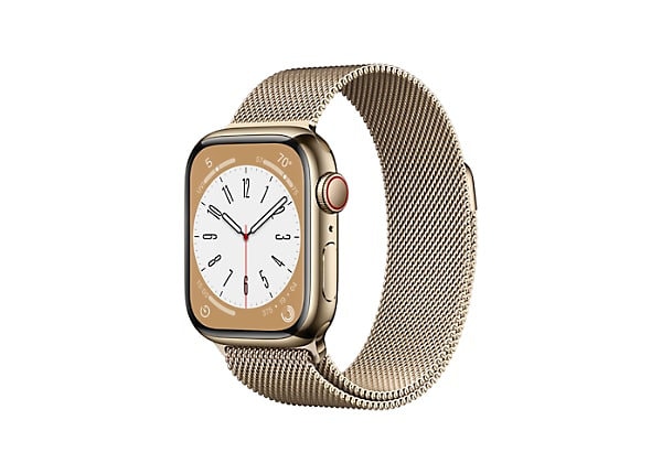Apple Watch Series 8 (GPS + Cellular) - gold stainless steel