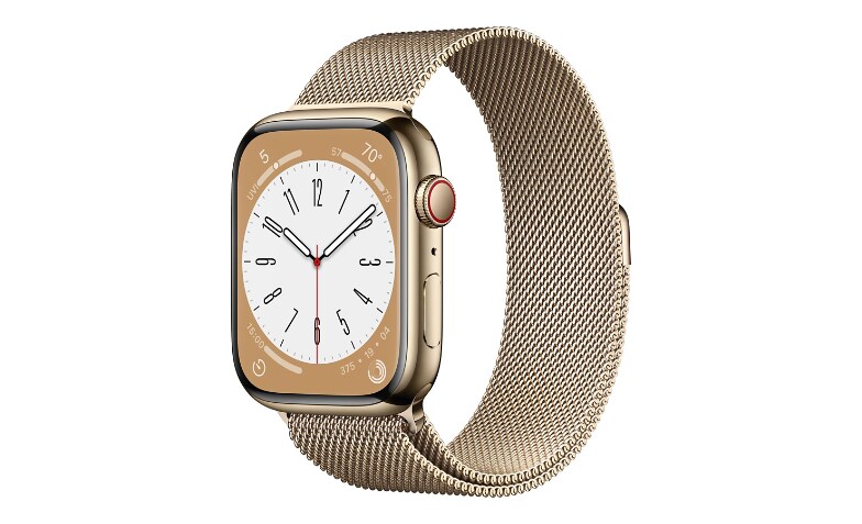 Apple Watch Series 8 (GPS + Cellular) - gold stainless steel