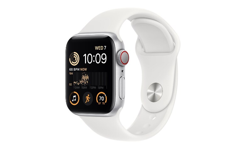 Apple Watch SE (GPS + Cellular) 2nd generation - silver aluminum