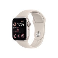 Apple Watch SE - GPS - 40mm - Starlight - Aluminum - Sport Band - S/M
