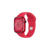 Apple Watch Series 8 (GPS) (PRODUCT) RED - red aluminum - smart watch with sport band - red - 32 GB