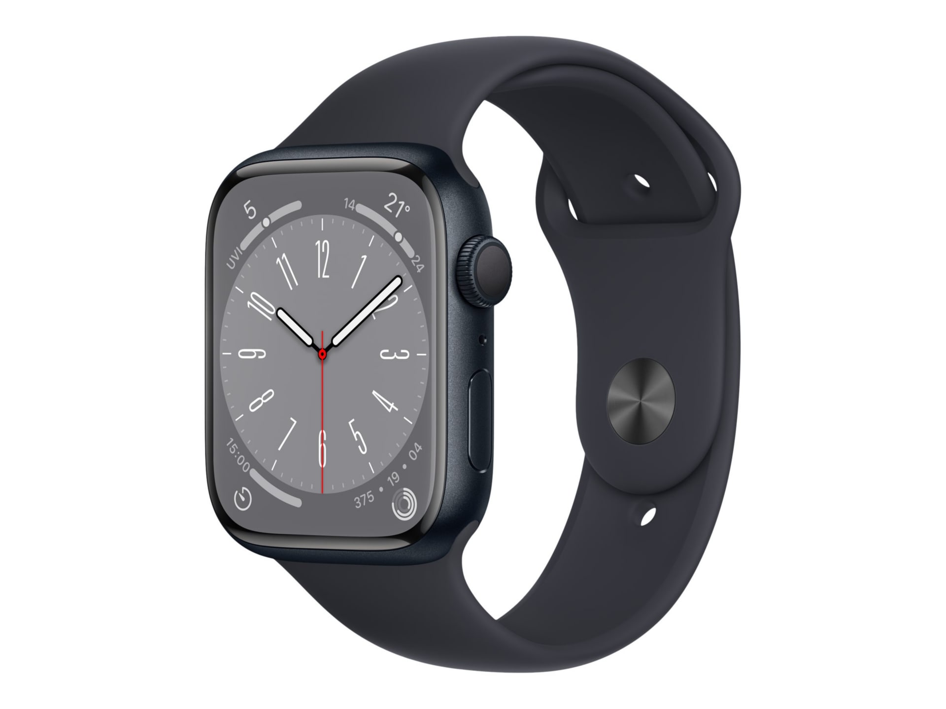Apple Watch Series 8 (GPS) - 45mm Midnight Aluminum Case with S/M