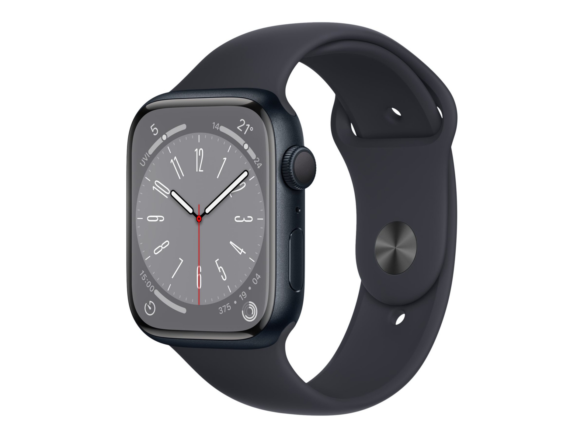 Apple Watch Series 8 (GPS) - midnight aluminum - smart watch with