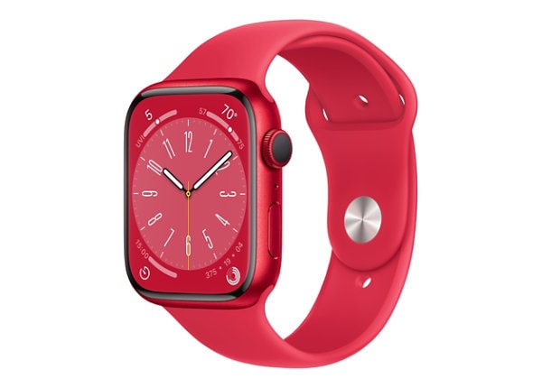 Apple Watch Series 8 (GPS) (PRODUCT) RED - red aluminum - smart