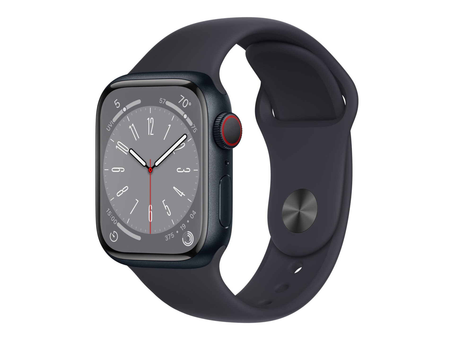 Apple Watch Series 8 (GPS + Cellular) - 41mm Midnight Aluminum