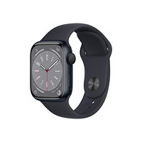 Apple Watch Series 8 (GPS) - midnight aluminum - smart watch with sport band - midnight - 32 GB