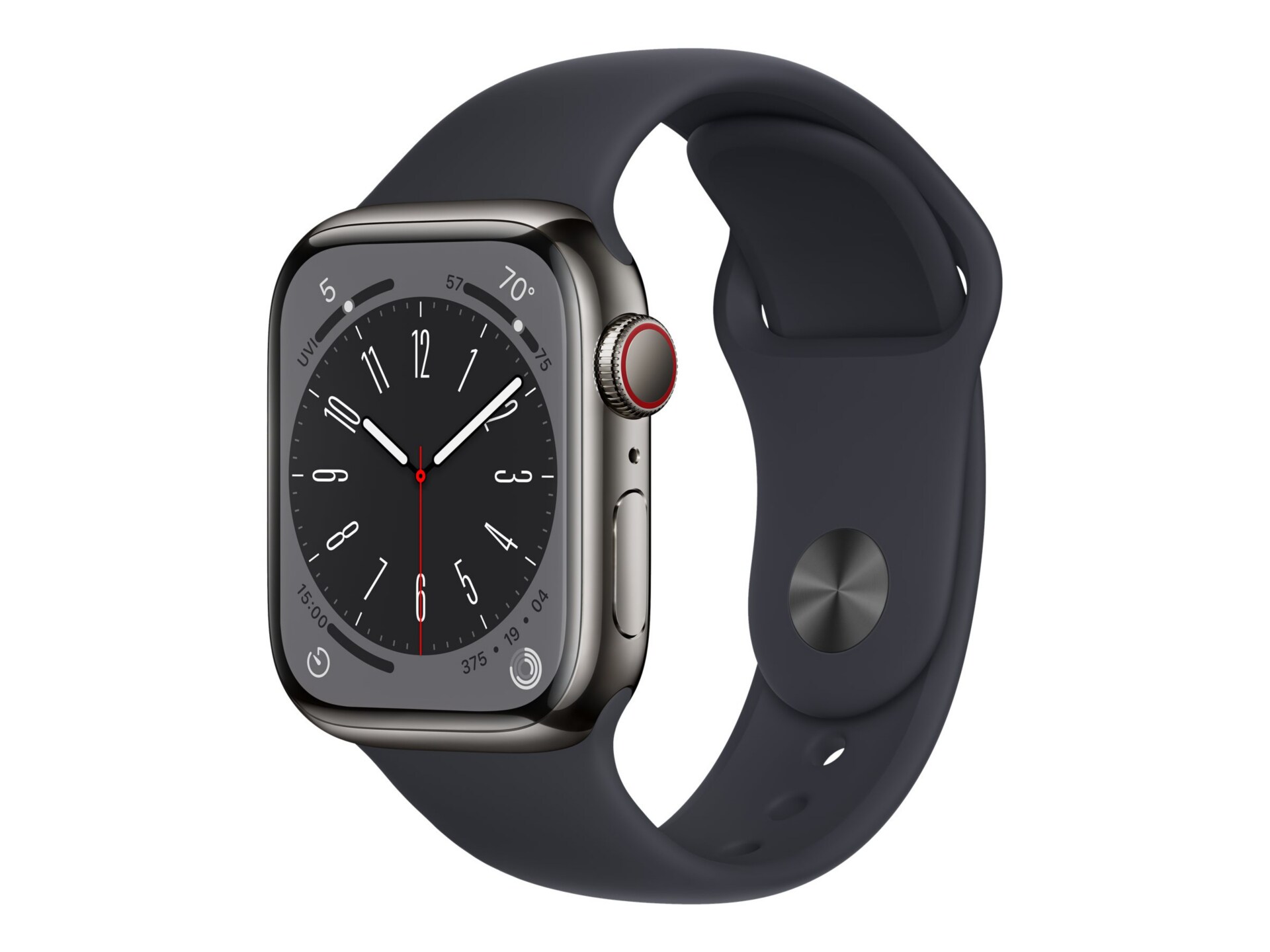 Apple Watch Series 8 (GPS + Cellular) - 41mm Graphite Stainless